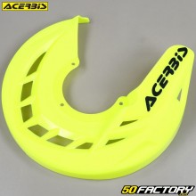 Protector de disco de freno delantero Acerbis  Freno X amarillo fluorescente