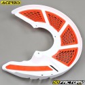 Protector de disco de freno delantero Ã˜XNUMXmm Acerbis  X-Brake XNUMX blanco y naranja