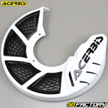 Protector de disco de freno delantero de ØXNUMX mm Acerbis  X-Brake XNUMX blanco y negro