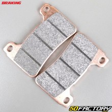 Plaquettes de frein métal fritté Honda CBR 600, 1000, Crossrunner et VFR 800 Braking