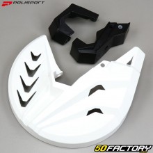 Front brake disc guard Honda CRF 250 R, RX  and 450 Polisport  white