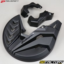 Protezione disco freno anteriore Yamaha YZ 125, YZF 250 e 450 Polisport nero