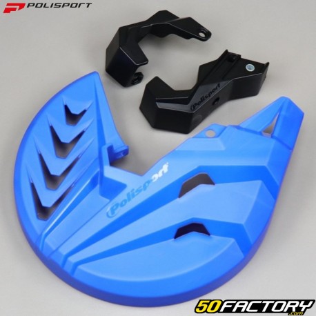 Bremsscheibenschutz vorne Yamaha YZ 125, YZF 250 und 450 Polisport blau