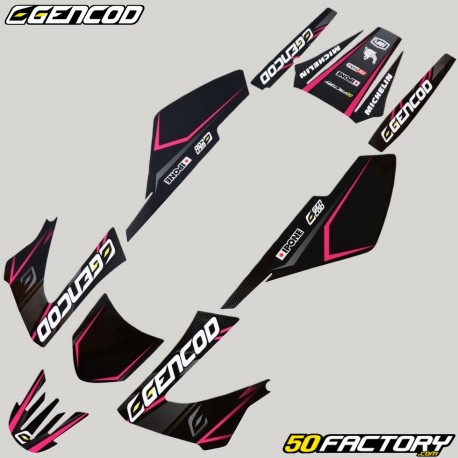 Dekor kit Derbi Senda  (XNUMX - XNUMX) Gencod  Pink evo