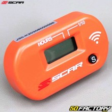 Wireless hour meter Scar Orange