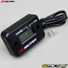 Wired hour meter Scar black