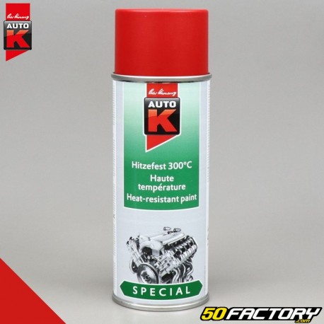 Pintura de alta temperatura XNUMXÂ ° C Auto-K rojo