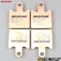 Pastillas de freno de metal sinterizado Kawasaki ZX 6R Ninja 600, Z 750R, ZZR 1400 ... Braking