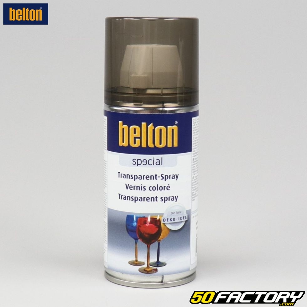 Vernis coloré noir transparent spécial bulle, feux Belton pour moto