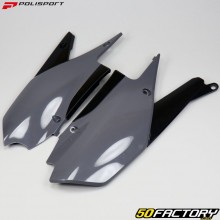 Placas laterais Yamaha YZF 250 e 450 (desde 2018) Polisport nardo cinza