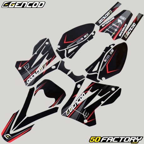 Kit decorativo Sherco SE, SM (2006 - 2012) Gencod Evo rojo