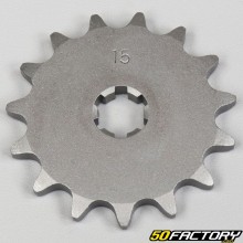 15 teeth 420 sprocket Yamaha DT MX 50, DTR50, FS1, MBK ZX ...