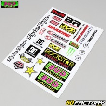 Adesivos Bud Racing,  Rockstar, TLD ... (placa)