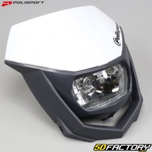 Headlight fairing
 Polisport White and gray halo nardo