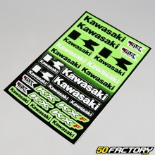 Stickers Kawasaki MX 30x45 cm (planche)