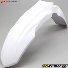 Guardabarros delantero Honda CRF XNUMX R, RX  (XNUMX - XNUMX), XNUMXR, RX  (XNUMX - XNUMX) Polisport  color blanco