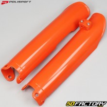Protetores de garfo KTM SX, EXC 125, 250, 300 ... (2003 - 2007) Polisport laranjas
