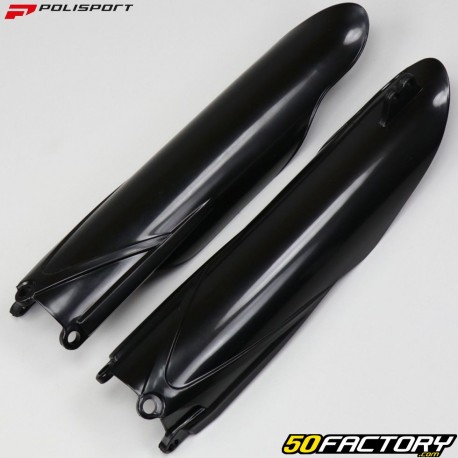 Protetores de garfo Yamaha  YZ, YZF XNUMX, XNUMX e XNUMX (desde XNUMX) Polisport  preto