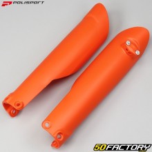 Protetores de garfo KTM SX, EXC, SX-F XNUMX, XNUMX, XNUMX ... (desde XNUMX) Polisport  laranjas