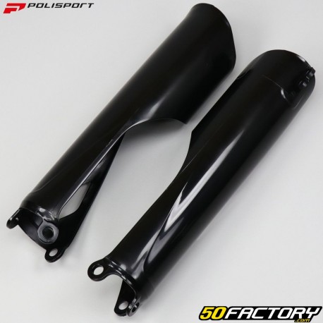 Honda CRF 250 R Fork Guards, RX (since 2018), 450 R, RX (2017 - 2020) Polisport Black