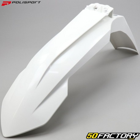 Guardabarros delantero KTM SX, EXC, SX-F XNUMX, XNUMX, XNUMX, XNUMX ... (desde XNUMX) Polisport  color blanco