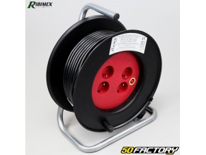 Electric cable reel 4 sockets 3G1,5mm & sup2; Ribimex 25m