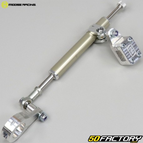 Can-Am DS 450 steering damper, Yamaha YFZ, Suzuki LTR ... Moose Racing 11 clicks reconditionable gray