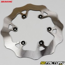 Disco de freio traseiro Yamaha YZ, YZF, WR-F... Ø245mm onda não ventilada Braking