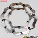 Disco de freio dianteiro KTM EXC, GS, LCXNUMX, SX, Husqvarna FC ... Ã˜XNUMXmm semi-flutuante batfly Braking