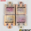 Pastilhas de freio de metal sinterizado Kawasaki ZX Ninja 6, Suzuki Boulevard 1600 ... Braking Evo