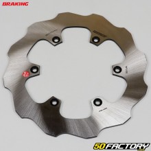 Disco de freio traseiro KTM EXC, LC4, Husqvarna FE... Ø220mm onda não ventilada Braking