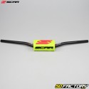 Guidon Ø28mm Scar O² Mini 65/85 Low noir avec mousse jaune fluo