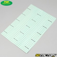 Folha de vedação plana 0.5 mm de papel de corte Top Performances