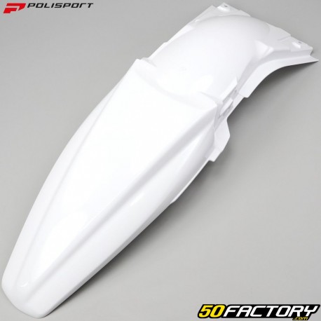 Guardabarros trasero Kawasaki KXF XNUMX, XNUMX (XNUMX - XNUMX) Polisport  color blanco