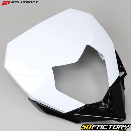 Careta tapa frontal Sherco  SE-R, SM-R  XNUMX, XNUMX, XNUMX ... (desde XNUMX) Polisport  blanca