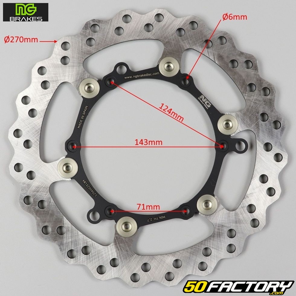 Disque De Frein Avant Beta Rr Xtrainer Mm Ng Brake