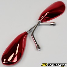 Rear view mirrors Furious 10 mm gloss reds