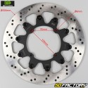 Disque de frein avant Honda XR 250, 400, 600, 650 Ø320mm NG Brake Disc (avec patte de déport)