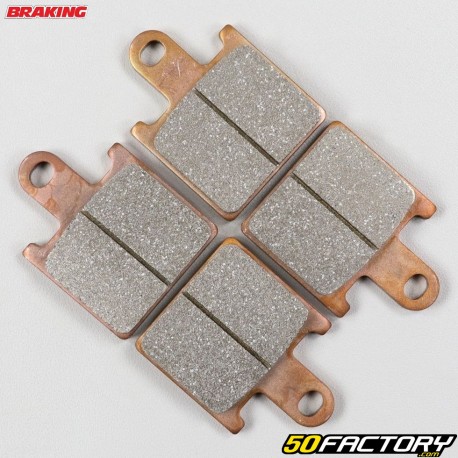 Kawasaki sintered metal brake pads ZX 6R Ninja 600, Z 750R, ZZR 1400 ... Braking Racing Evo