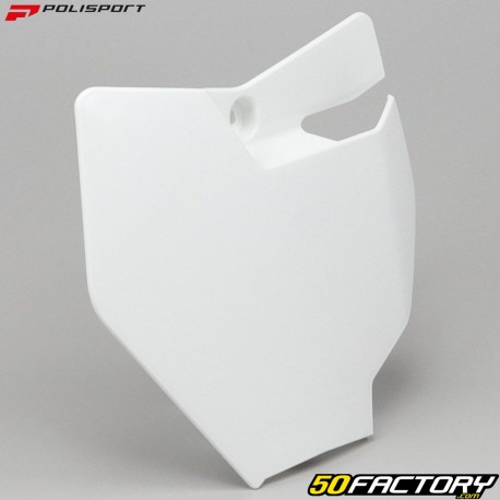 Placa frontal KTM SX  XNUMX (desde XNUMX) Polisport  blanca