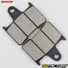 Plaquettes de frein organique Suzuki GSX R 600, 750, Kawasaki ZZR 1400... Braking