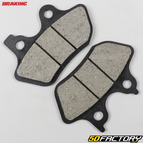 Organic brake pads Harley Davidson XL 1200 S Sport, Fat Boy 1450 ... Braking