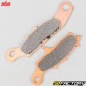 Brake pads front left sintered metal Kawasaki KFX  XNUMX, Suzuki  Quadrunner XNUMX ... SBS Racing