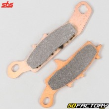 Pastilhas de freio dianteiras de metal sinterizado Kawasaki KFX  XNUMX, Suzuki  Quadrunner XNUMX ... SBS Racing