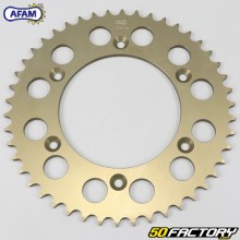 Couronne 46 dents alu 520 Honda CR 250, CRF 450... Afam marron