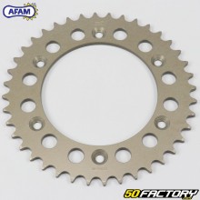 Rear sprocket XNUMX aluminum teeth XNUMX Gas Gas  EC XNUMX, Husaberg FC XNUMX, KTM EXC XNUMX... Afam  brown