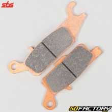 Sintered metal front left brake pads Yamaha  YFM Raptor  XNUMX, Grizzly  XNUMX and XNUMX SBS Racing