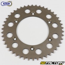 Rear sprocket XNUMX aluminum teeth XNUMX Gas Gas  EC XNUMX, Husaberg FC XNUMX, KTM EXC XNUMX... Afam  brown