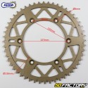 Rear sprocket 52 aluminum teeth 520 Gas Gas EC 200, Husqvarna TE 510 ... Afam brown