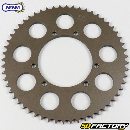 Couronne 56 dents alu 428 Beta RR 50, Husqvarna CH 125... Afam marron